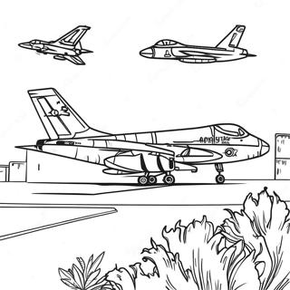 Hava Kuvvetleri Ussu Manzarasi Boyama Sayfasi 96880-35938