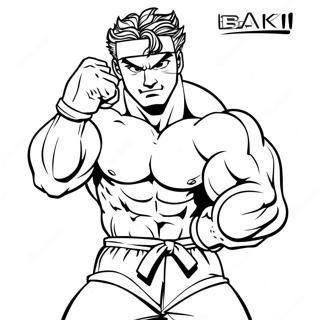 Baki Dinamik Pozda Boyama Sayfasi 97109 36116