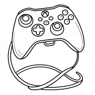 Retro Xbox Kontrol Cihazi Boyama Sayfasi 97210-36181