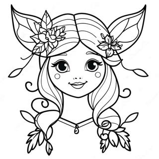 Buyuleyici Karanlik Peri Boyama Sayfasi 97289 36249