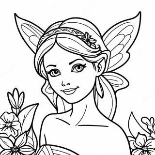 Buyuleyici Karanlik Peri Boyama Sayfasi 97289 36250