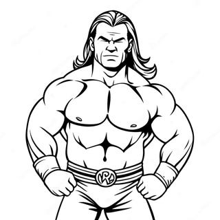 Dinamik Wwe Guresci Boyama Sayfasi 97313-36264