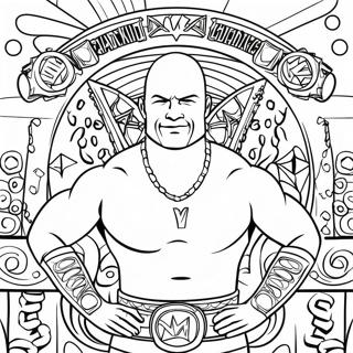 Canli Wwe Sampiyonasi Boyama Sayfasi 97315-36270