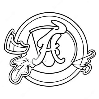 Atlanta Braves Logosu Boyama Sayfasi 97493-36405