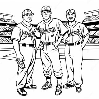 Vintage Atlanta Braves Boyama Sayfasi 97495 36414