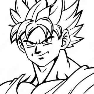 Super Saiyan Goku Boyama Sayfasi 97879-36836