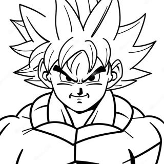 Goku Super Saiyan Formunda Boyama Sayfasi 97880-36838