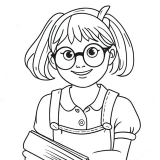 Komik Junie B Jones Boyama Sayfasi 97985 36921