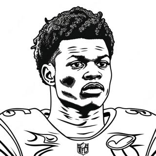 Lamar Jackson Boyama Sayfaları