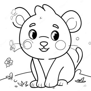 Renkli Pop Art Hayvanlari Boyama Sayfasi 98114 37025