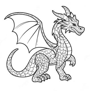 Akici Kanatli Sik Ejderha Boyama Sayfasi 98216-37112