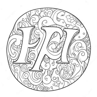 Sik Balon Harfler Boyama Sayfasi 98396 37246