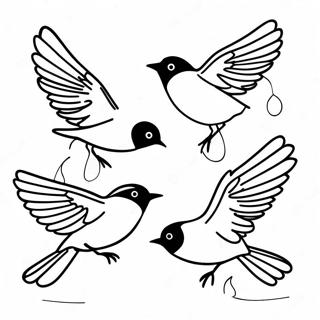 Renkli Ucan Orioles Boyama Sayfasi 99396 38025