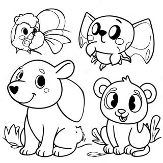 Cvc Hayvanlar Boyama Sayfasi 99524 38124