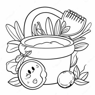 Sevimli Bahce Aletleri Boyama Sayfasi 99602-38380