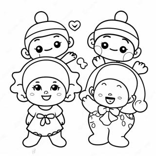 Eglenceli Kiyafetler Icindeki Bebek Lol Karakterleri Boyama Sayfasi 99859 38577