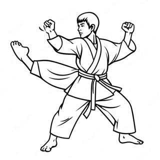 Karate Boyama Sayfasi 99985-38666