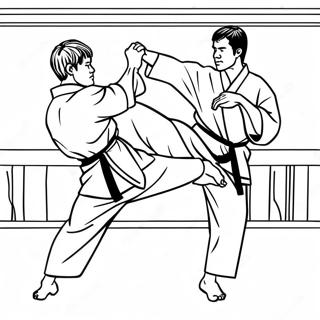 Karate Boyama Sayfasi 99985-38667